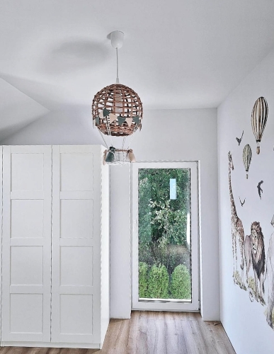 Lampa balon szałwia