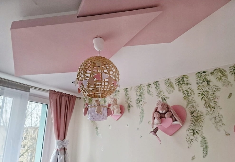 lampa balon sufitowa handmade
