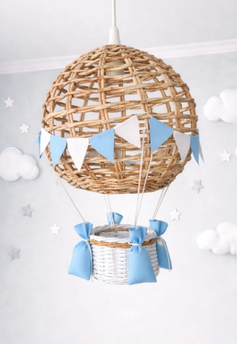 Lampa balon niebieski