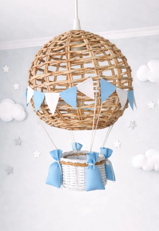 Lampa balon niebieski