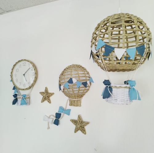 Lampa balon niebieski